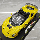 [BBR] 1:18 Ferrari 2023 SF90 XX Spider Yellow Model Car Resin