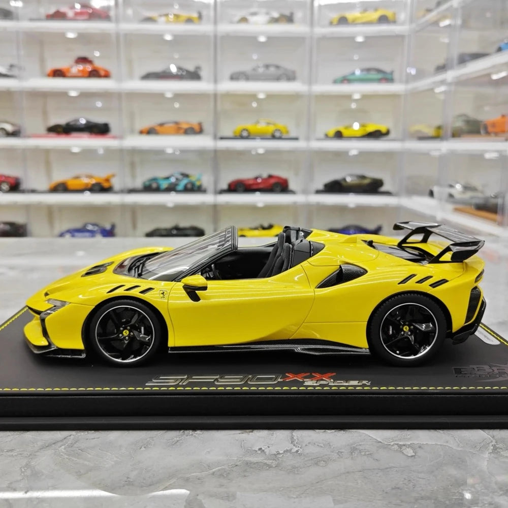 [BBR] 1:18 Ferrari 2023 SF90 XX Spider jaune voiture miniature Resin