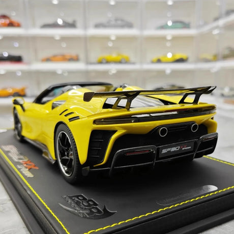 [BBR] 1:18 Ferrari 2023 SF90 XX Spider gul modellbil harts