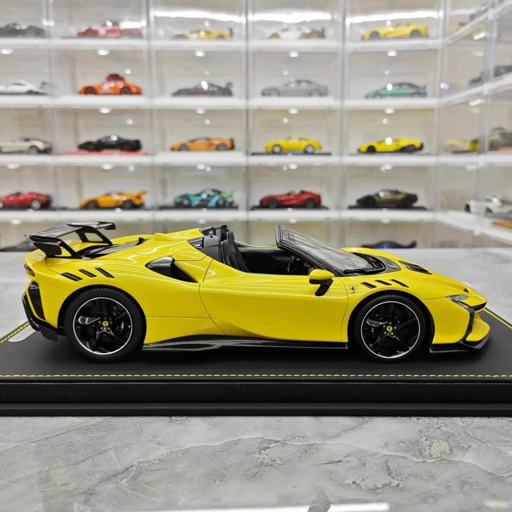 [BBR] 1:18 Ferrari 2023 SF90 XX Spider jaune voiture miniature Resin