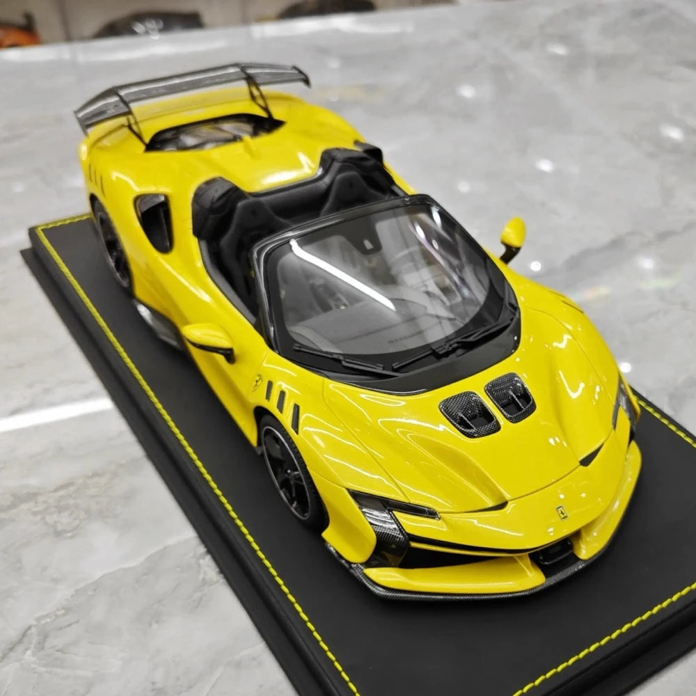 [BBR] 1:18 Ferrari 2023 SF90 XX Spider Yellow Model Car Resin
