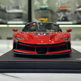BBR Ferrari 2023 SF90 XX Stradale Rosso Corsa 1:18 – keräilyhartsimalli