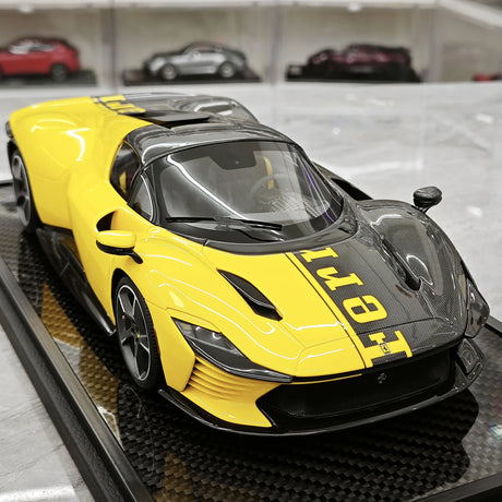 BBR Ferrari 2025 Daytona SP3 599+1 تصميم مخصص لسقف مغلق 1:18 – نموذج راتنج قابل للجمع