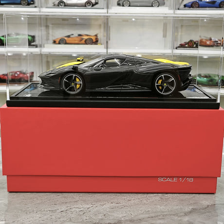 BBR Ferrari 2025 Daytona SP3 599+1 تصميم مخصص لسقف مغلق 1:18 – نموذج راتنج قابل للجمع