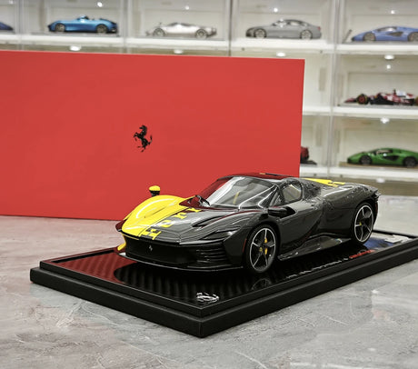 BBR Ferrari 2025 Daytona SP3 599+1 تصميم مخصص لسقف مغلق 1:18 – نموذج راتنج قابل للجمع