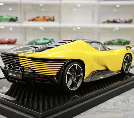 BBR Ferrari 2025 Daytona SP3 599+1 تصميم مخصص لسقف مغلق 1:18 – نموذج راتنج قابل للجمع