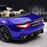 [BBR] 1:18 Maserati 2011 GranTurismo MC Cabriolet Blue Model Car Resin