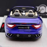 [BBR] 1:18 Maserati 2011 GranTurismo MC Cabriolet Blue Model Car Resin