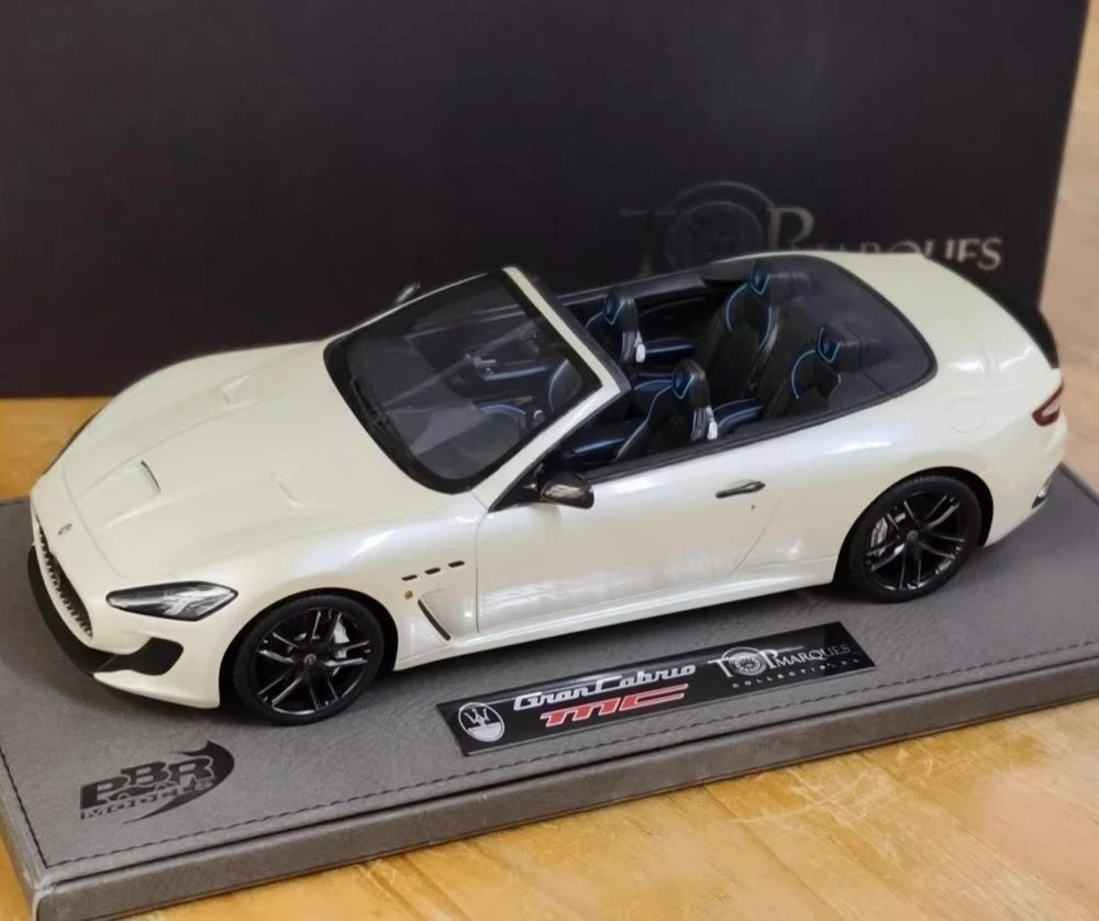 [BBR] 1:18 Maserati 2011 GranTurismo MC Cabriolet White Model Car Resin