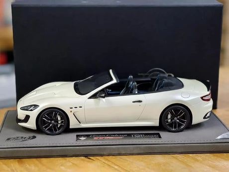 [BBR] 1:18 Maserati 2011 GranTurismo MC Cabriolet White Model Car Resin