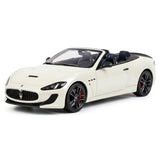 [BBR] 1:18 Maserati 2011 GranTurismo MC Cabriolet valkoinen pienoismalli Hartsi