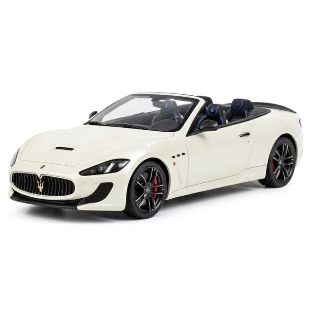 [BBR] 1:18 Maserati 2011 GranTurismo MC Cabriolet valkoinen pienoismalli Hartsi