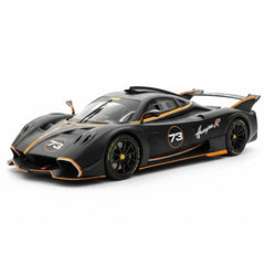 [BBR] 1:18 Pagani 2021 Huayra R Black #73 Model Car Resin / Closed Body