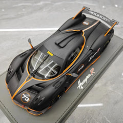 [BBR] 1:18 Pagani 2021 Huayra R Black #73 Model Car Resin / Closed Body