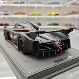 [BBR] 1:18 Pagani 2021 Huayra R Black #73 Model Car Resin / Closed Body