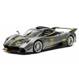 [BBR] 1:18 Pagani 2021 Huayra R Gray #27 Model Car Resin / Closed Body