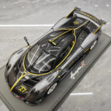 [BBR] 1:18 Pagani 2021 Huayra R Gray #27 Model Car Resin / Closed Body