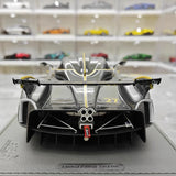[BBR] 1:18 Pagani 2021 Huayra R Gray #27 Model Car Resin / Closed Body