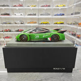 [BBR] 1:18 Pagani 2021 Huayra R Green #29 Model Car Resin / Closed Body