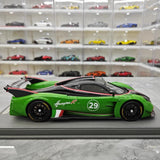 [BBR] 1:18 Pagani 2021 Huayra R Green #29 Model Car Resin / Closed Body