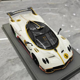 [BBR] 1:18 Pagani 2021 Huayra R vit #1 modellbil harts / Closed Body