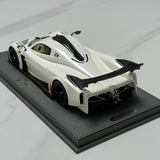 BBR Pagani 2021 Huayra R White 1:18 – Verzamelbare resin modelhars