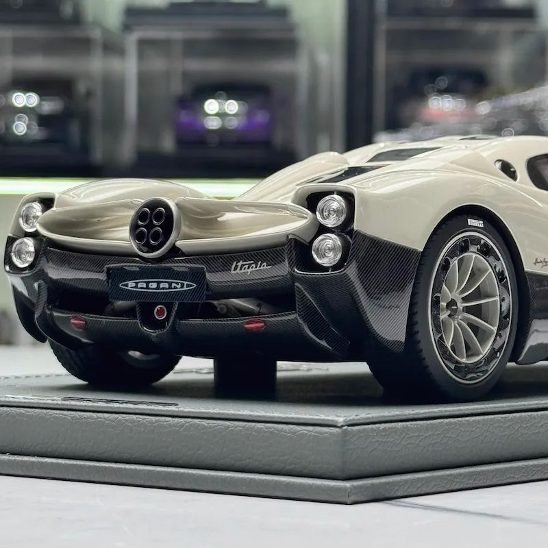 [BBR] 1:18 Pagani 2023 Utopia White Model Car Resin