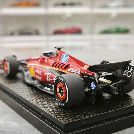 1:43 Ferrari 2024 SF-24 #16 الولايات المتحدة GP أوستن تشارلز لوكلير F1 نموذج سيارة من الراتنج من إنتاج BBR - عرض 6