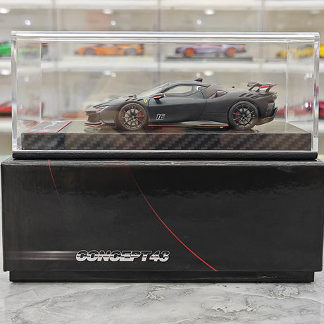 Ferrari 2024 SF90 XX Stradale #16 Matt Black 1:43 hartsikeräilymalli BBR - katso 12
