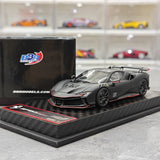 Ferrari 2024 SF90 XX Stradale #16 Matt Black 1:43 modèle de collection en résine par BBR - vue 13