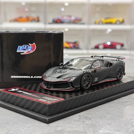Ferrari 2024 SF90 XX Stradale #16 Matt Black 1:43 hartsikeräilymalli BBR - katso 13