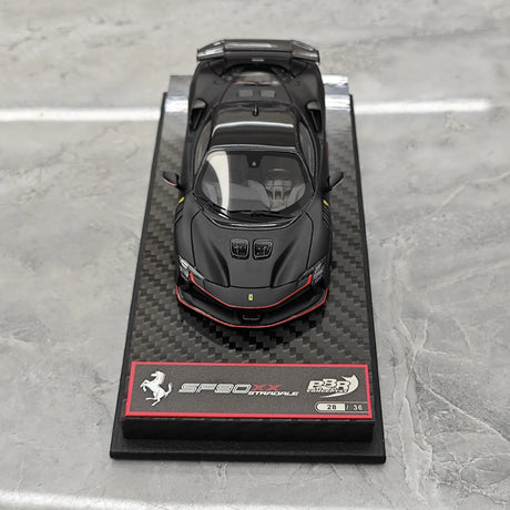 Ferrari 2024 SF90 XX Stradale #16 Matt Black 1:43 hartsikeräilymalli BBR - näytä 2