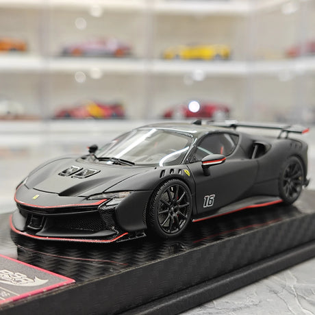 Ferrari 2024 SF90 XX Stradale #16 Matt Black 1:43 hartsikeräilymalli BBR - katso 3