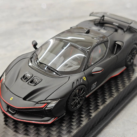 Ferrari 2024 SF90 XX Stradale #16 Matt Black 1:43 hartsinen keräilymalli BBR - katso 4