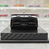 Ferrari 2024 SF90 XX Stradale #16 Matt Black 1:43 modèle de collection en résine par BBR - vue 7