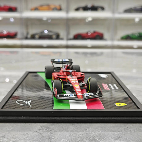 1:43 Ferrari 2025 SF-23 #44 فيورانو اختبار لويس هاميلتون F1 نموذج سيارة من الراتنج من إنتاج BBR - عرض 1