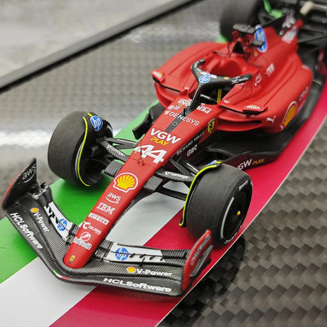 1:43 Ferrari 2025 SF-23 #44 فيورانو اختبار لويس هاميلتون F1 نموذج سيارة من الراتنج من BBR - عرض 10