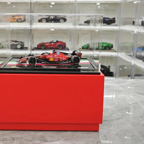 1:43 Ferrari 2025 SF-23 #44 فيورانو اختبار سيارة لويس هاميلتون F1 نموذج الراتنج من إنتاج BBR - عرض 13