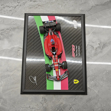 1:43 Ferrari 2025 SF-23 #44 فيورانو اختبار لويس هاميلتون F1 نموذج سيارة من الراتنج من BBR - عرض 2