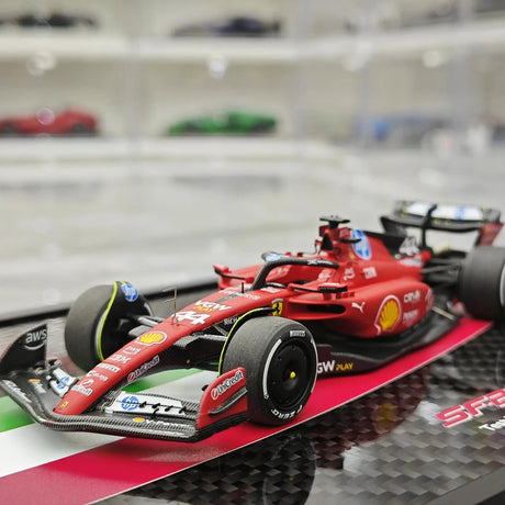1:43 Ferrari 2025 SF-23 #44 فيورانو اختبار لويس هاميلتون F1 نموذج سيارة من الراتنج من BBR - عرض 3