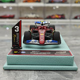 1:43 Ferrari 2025 SF-25 #44 Miami GP Lewis Hamilton F1 Harzmodellauto von BBR – Ansicht 1