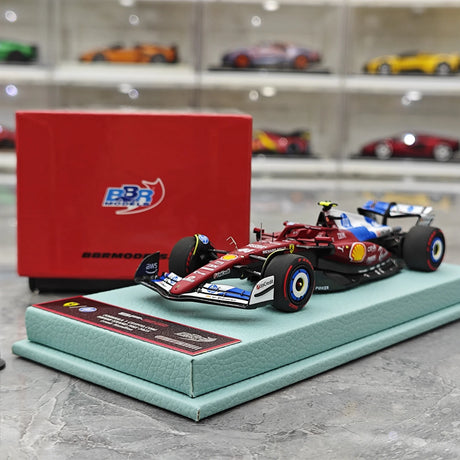 1:43 Ferrari 2025 SF-25 #44 Miami GP Lewis Hamilton F1 modelo de resina da BBR - ver 15