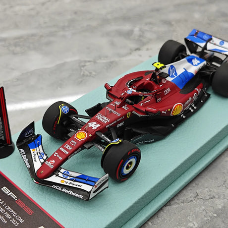 1:43 Ferrari 2025 SF-25 #44 Miami GP Lewis Hamilton F1 modelo de resina da BBR - ver 4