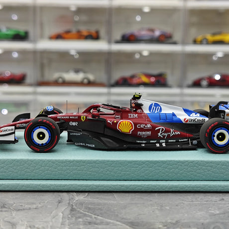 1:43 Ferrari 2025 SF-25 #44 Miami GP Lewis Hamilton F1 modelo de carro em resina por BBR - ver 5