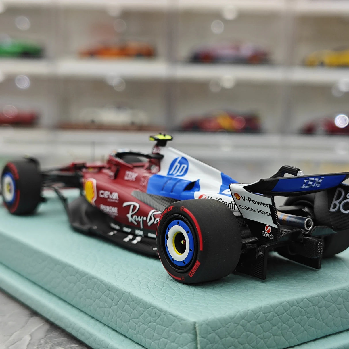1:43 Ferrari 2025 SF-25 #44 Miami GP Lewis Hamilton F1 Harzmodellauto von BBR – Ansicht 6