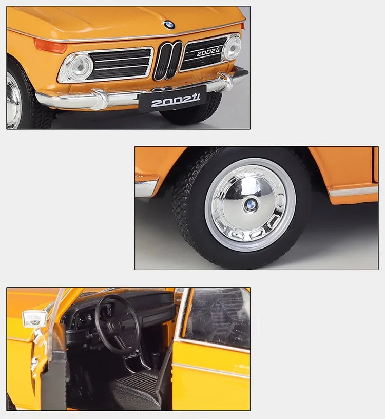 1:24 BMW 1972 2002 Tii Die Cast Model Car