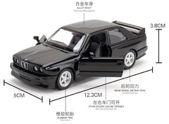 1:36 BMW 1988 M3 E30 Die Cast Model Car