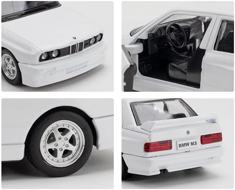 1:36 BMW 1988 M3 E30 Die Cast Model Car