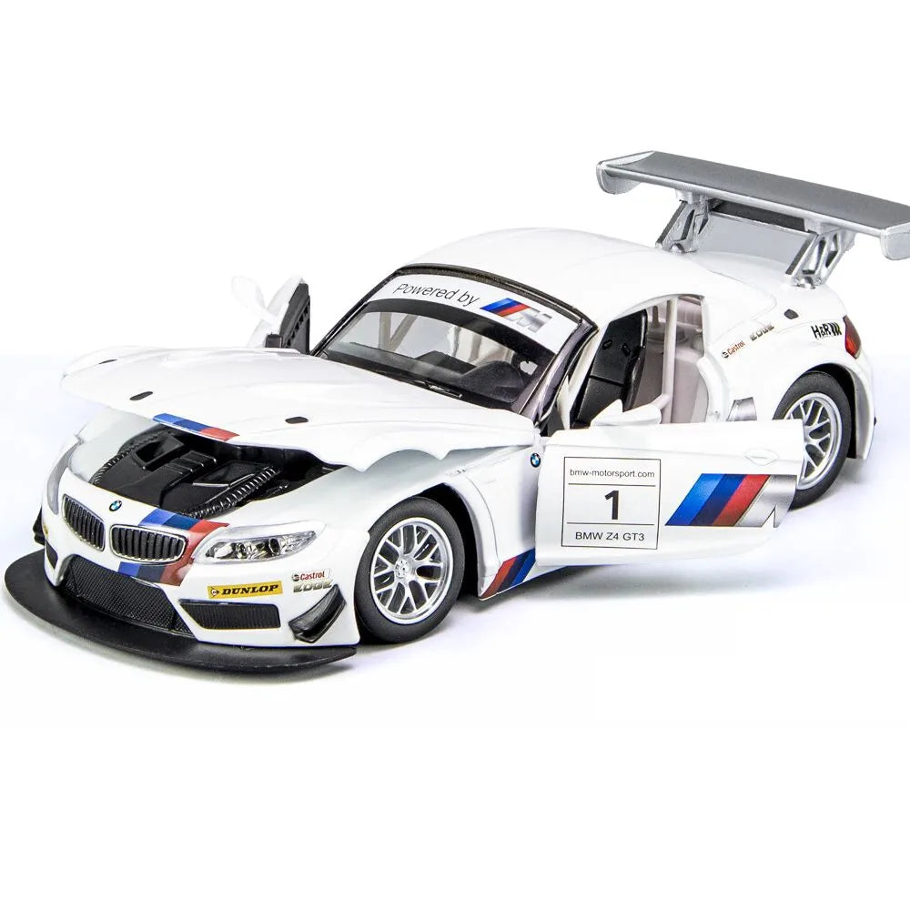1:24 BMW 2009 Z4 E89 GT3 Die Cast Model Car