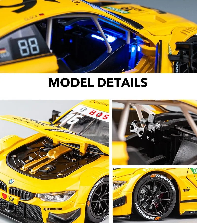 1:24 BMW 2017 Hungaroring M4 DTM Die Cast Model Car